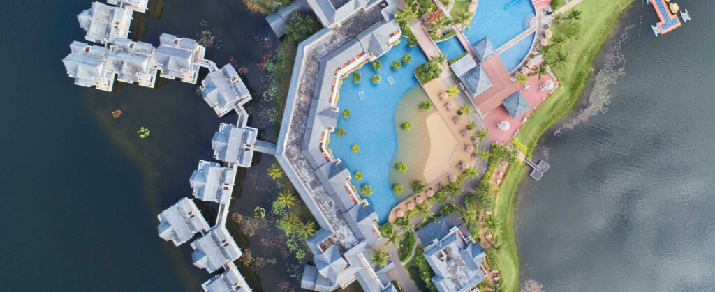 One of the six resort hotels on the Laguna Phuket estate